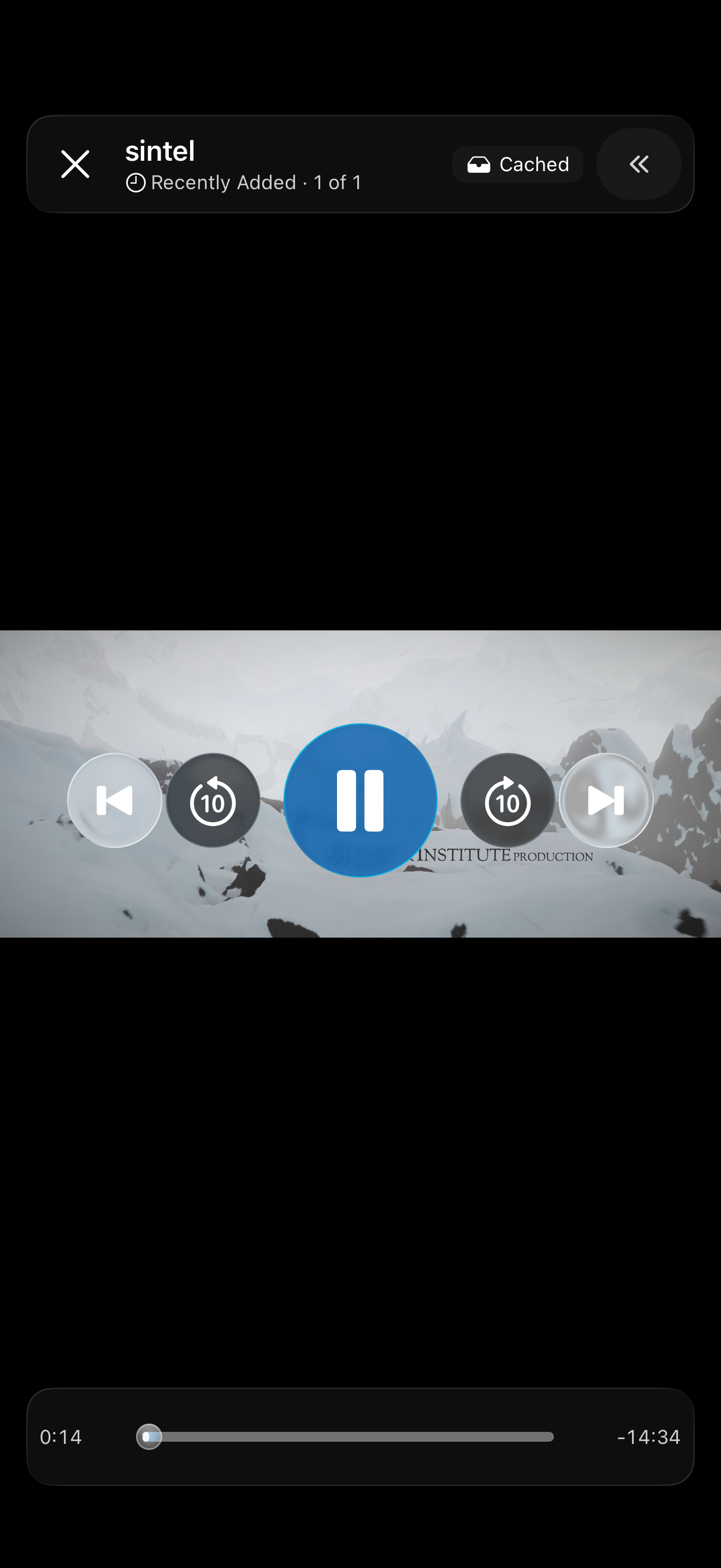 RandomPlayer player on iPhone